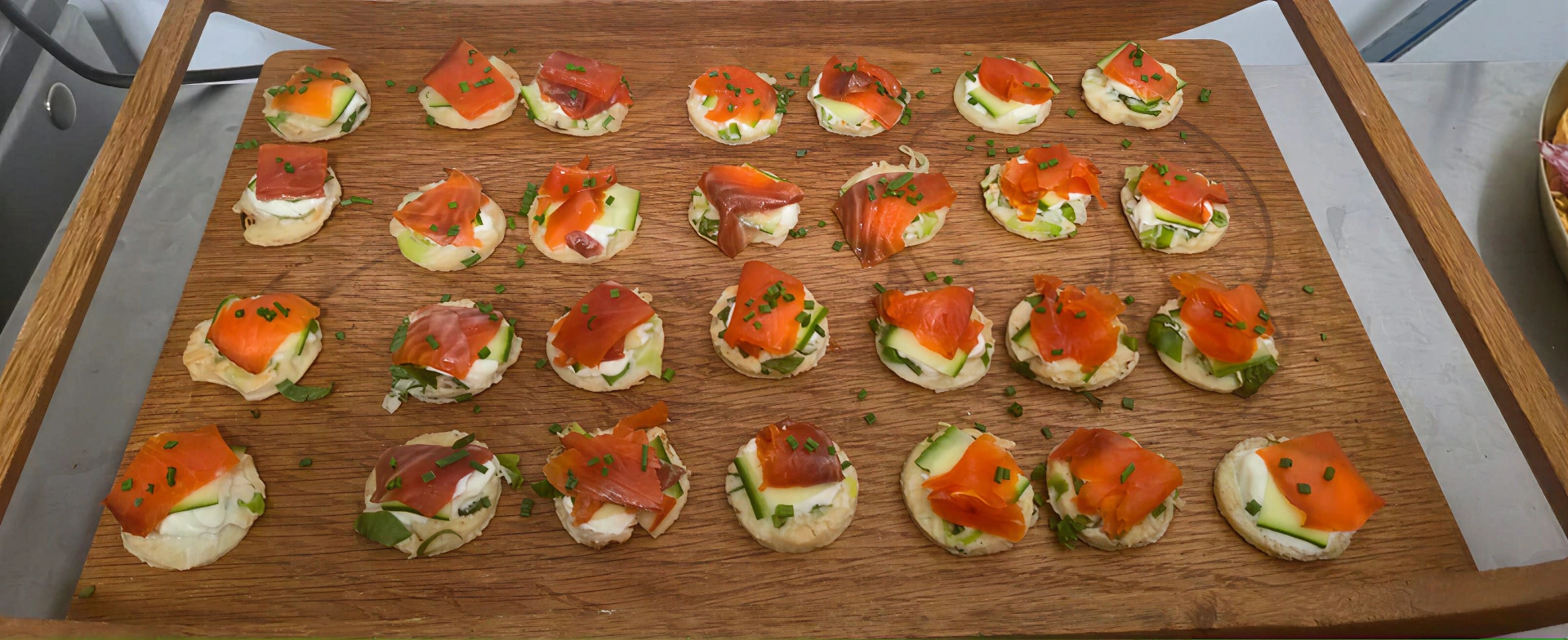 Seared salmon